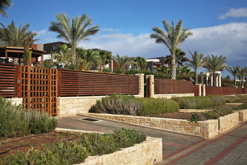 Fototapeta premium Street in Limassol. Cyprus