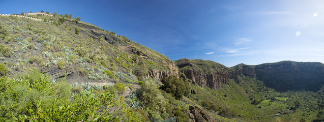 Fototapeta na wymiar Gran Canaria, Caldera de Bandama and Pico de Bandama