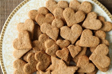 Biscuits with almonds.
