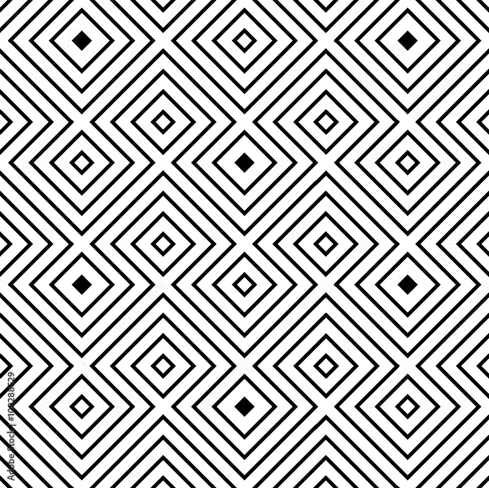 Poster vector geometric seamless rhombus pattern background.