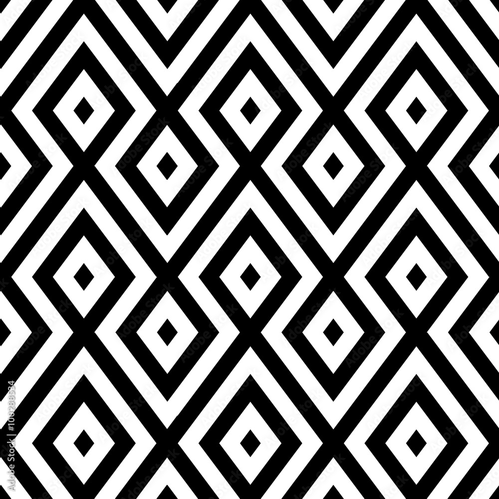 Poster vector geometric seamless rhombus pattern background.