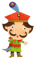 Cartoon character - nobleman - illustration for the children