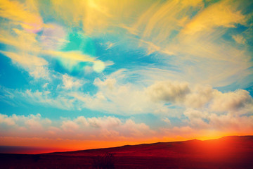 Butiful vintage landscape