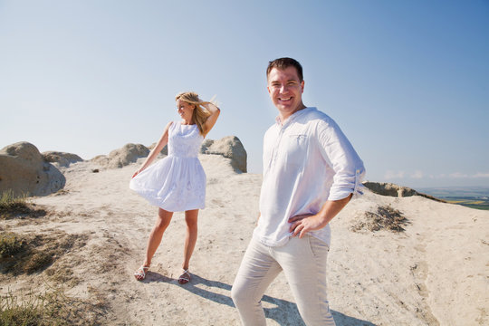 loving man and woman