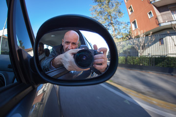 Auto scatto in movimento