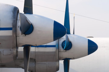 Airplane propeller from a plane