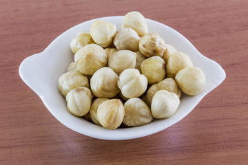 Hazelnuts in The Bowl