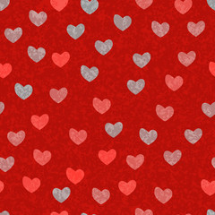 Seamless heart pattern for background