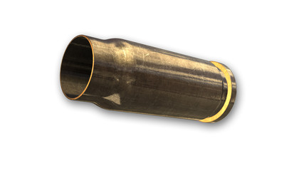 Bullet shell isolated on white background