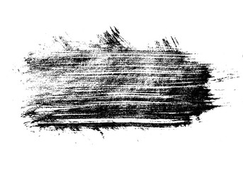 Monochrome black grunge stain.