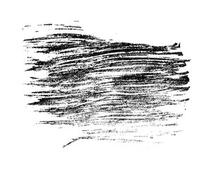 Monochrome black grunge stain.
