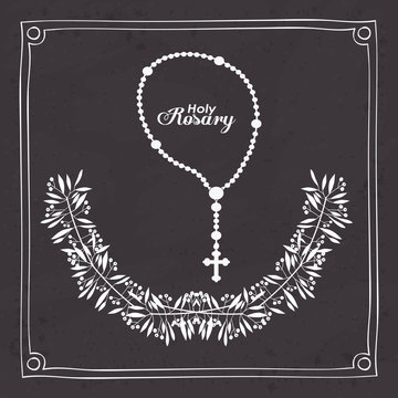 holy rosary design 