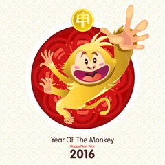 Year Of The Monkey Chinese New Year Monkey Zodiac Sign