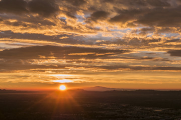 Los Angeles Griffith Park Sunrise