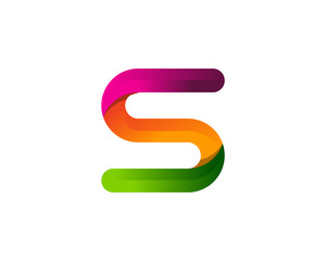 Letter S Colorful Logo Design