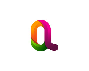 Letter Q Colorful Logo Design