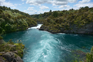 Naklejka na ściany i meble Aratiatia Rapids near Taupo - New Zealand