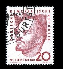 World Postage Stamps Historic Russian leader Socialist