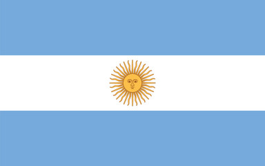Standard Proportions for Argentina Flag