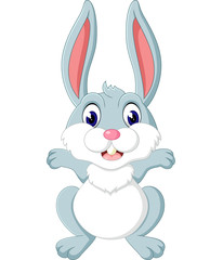 Cute cartoon rabbit