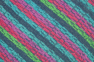 Texture multicolored cotton fabric