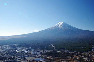 Mt.Fuji, scenery of the foot of the mountain　富士山と山麓風景