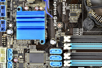 Hauptplatine eines Computers - Motherboard