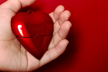 Fototapeta premium Heart in the hand