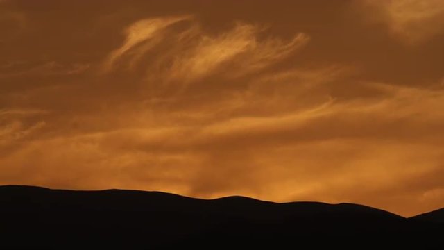 Royalty Free Stock Video Footage of a cloudy sunset shot in Israel at 4k with Red.