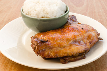 grilled chicken legs