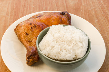 grilled chicken legs