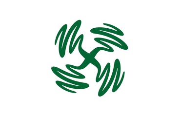 Obraz premium electric connection logo