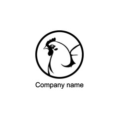 Chicken logo.Vector