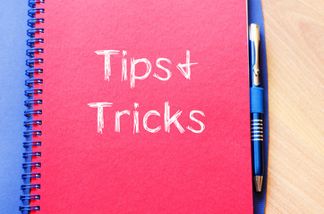 Tips and tricks write on notebook