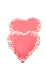 Cookies heart isolated