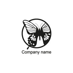 Butterfly logo.Vector