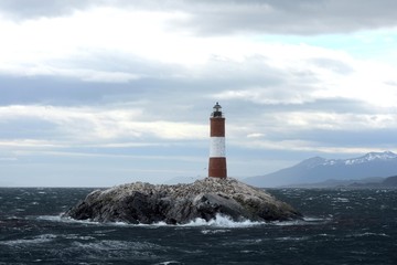 Lighthouse in the Beagle channel.