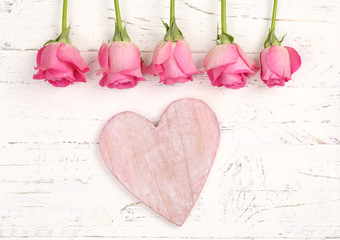 Rose mit Herz
