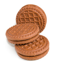 image of delicious cookies closeup