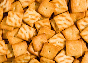 Isolated image of delicious cookies close-up