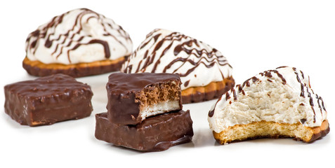 image of delicious cookies closeup