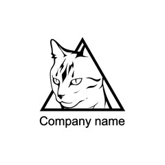 Obraz premium Cat logo.Vector
