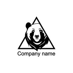 Bear logo.Vector