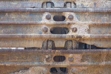 Caterpillar tractor wheel