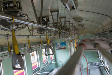 Cabin of Thai train