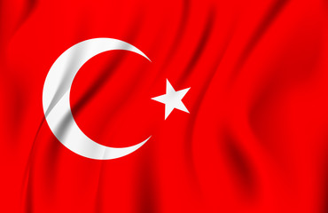 Flag of Turkey vector illustration