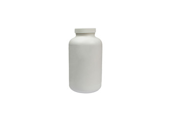 Medical bottle isolated on white