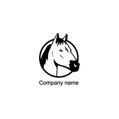 Horse logo.Vector