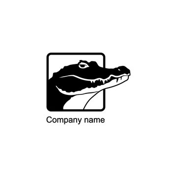 Crocodile logo.Vector
