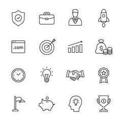 Business Line Icons